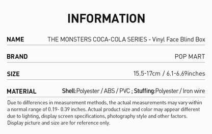 Pop Mart Labubu Coca Cola Blind Box