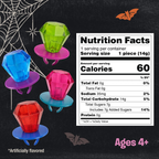 Ring Pop Halloween Candy Lollipops, 100 Count, Bulk Party Favors