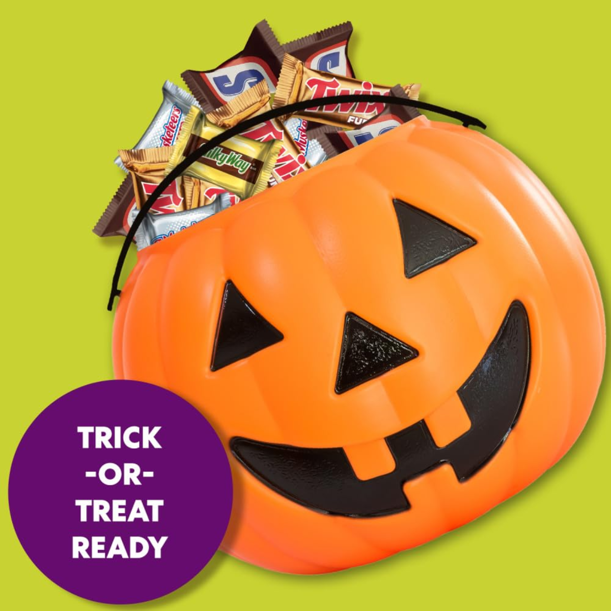 SNICKERS, TWIX, MILKY WAY & 3 MUSKETEERS Halloween Candy, Mini Chocolate Halloween Candy Mix Variety Pack for Trick or Treat, Party Favors and More, 150 Ct Bulk Bag