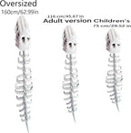 Dinosaur Costume-3D Skeleton Design,Realistic Halloween Dinosaur Skeleton Costume,Themed Skull Cosplay Props