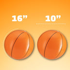 Inflatable Balls (Pack of 12) 16-inch, Beach Balls Bulk for Beach Toys & Birthday Party Decorations & Party Favors for Kids, Goodie Bags Stuffers
