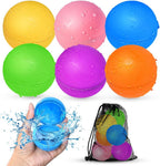 Reusable Water Balloons, Pool Beach Water Toys for Boys and Girls, Summer Toys for Kids Ages 3-12, Magnetic Water Ball for Outdoor Activities