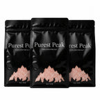 Purest Peak Fine Grain Himalayan Pink Salt – Pure Gourmet Food Grade Chef Salt, Fine Grain Sea Salt, Natural Rock Salt, Kosher, Vegan, and Gluten Free