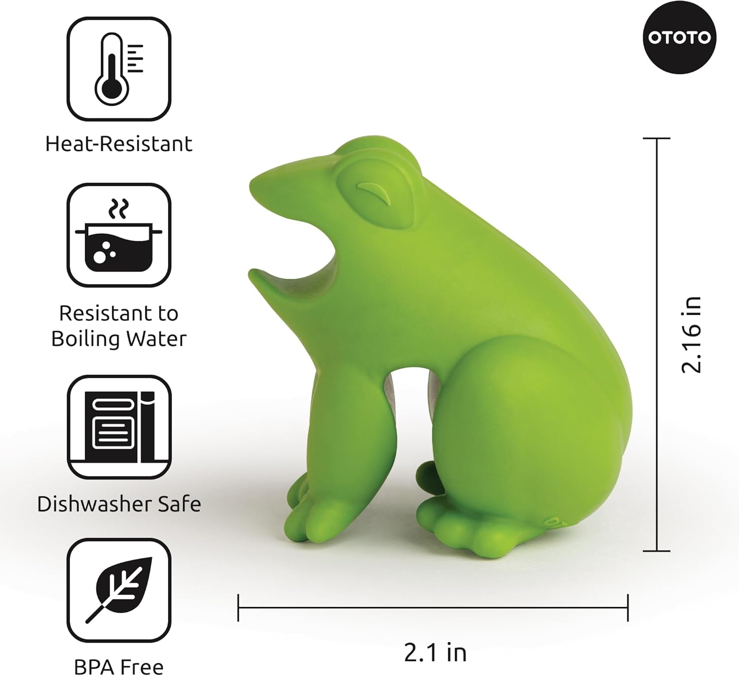 OTOTO Funny Spoon Holder - Spoon Rest for Stove Top - Cooking Gadgets, Gifts, Cute Kitchen Accessories, Funny Gifts, Random Stuff