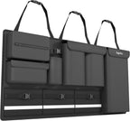SugarFox Backseat Hanging Trunk Organizer for SUVs, Cars, Trucks & MPVs | Multi-Pocket Storage with Anti-Slip Straps | Space-Saving Auto Accessory | Gift for Drivers | 37.8" x 18.1"