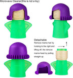Angry Mom Microwave Cleaner, Mad Mama Microwave Steam Cleaner, Just Add Vinegar and Water, Easily Cleans the Crud in Minutes