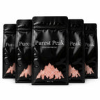 Purest Peak Fine Grain Himalayan Pink Salt – Pure Gourmet Food Grade Chef Salt, Fine Grain Sea Salt, Natural Rock Salt, Kosher, Vegan, and Gluten Free