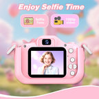 Kids Camera Toys for 3-8 Year Old Girls Boys,Children Digital Video Camcorder Camera with Cartoon Soft Cover, Best Chritmas Birthday Festival Gift for Kids