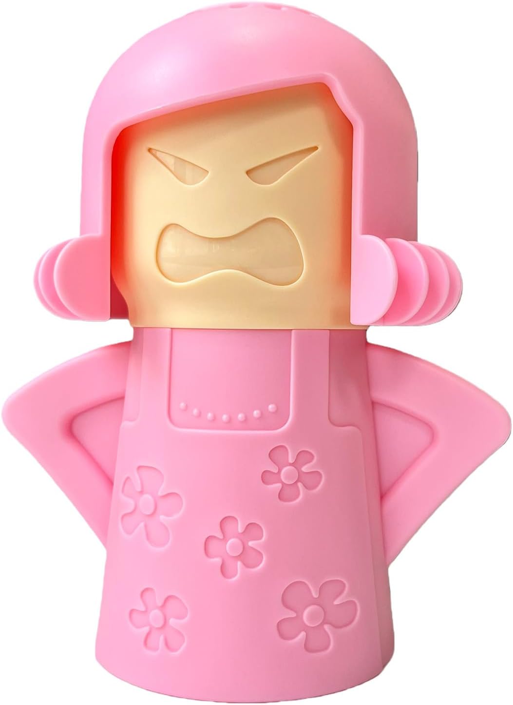 Angry Mom Microwave Cleaner, Mad Mama Microwave Steam Cleaner, Just Add Vinegar and Water, Easily Cleans the Crud in Minutes