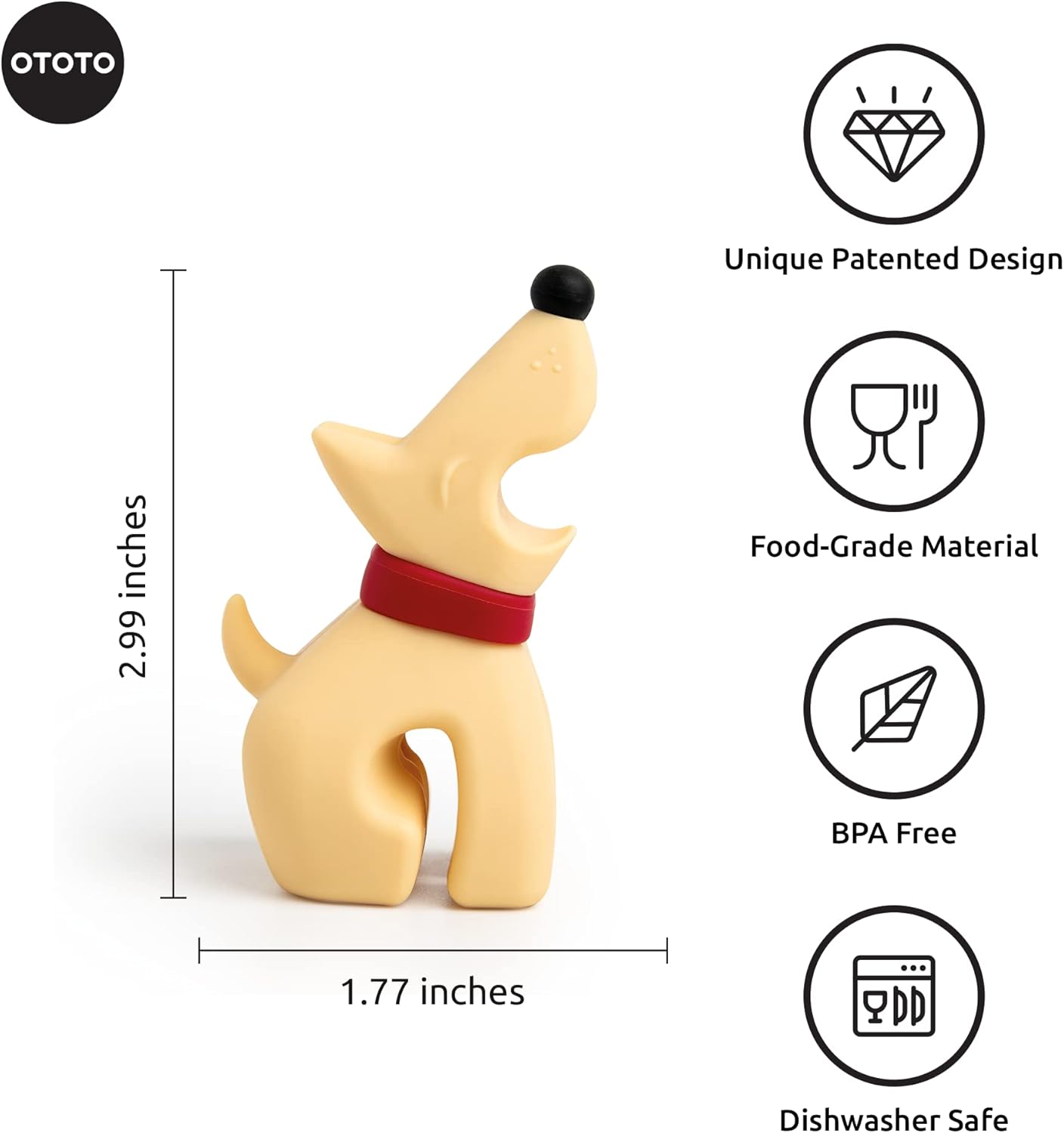 OTOTO Funny Spoon Holder - Spoon Rest for Stove Top - Cooking Gadgets, Gifts, Cute Kitchen Accessories, Funny Gifts, Random Stuff