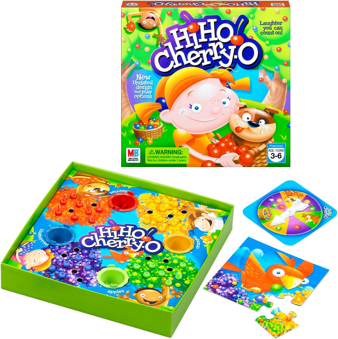 Hi Ho Cherry-O Board Game for 2 to 4 Players Kids Ages 3 and Up