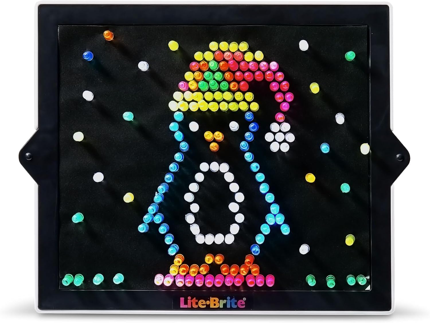 Lite Brite Ultimate Value Retro Toy, 12 Seasonal Templates, Peg Pouch, Light up Creative Activity Toy, Educational Stem, Gift for Girls and Boys, Ages 4+