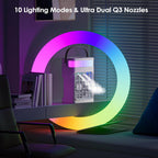 Portable Air Conditioner, Cooling Fan 3 Speeds & 3 Modes Personal Cooling Fan Mini Air Conditioner Fan with Remote, 1500ML Water Tank, Night Light, No battery, for Home Office Bedroom