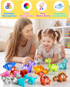 Alphabet Learning Toys for Toddlers Kids 3-5, 10 Unique Animals | Child-Friendly Design | Learning Feels Like Play | Fine Motor Toys | Perfect Toddler Gift