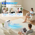 Portable Air Conditioners: Mini AC Fan Swamp Evaporative Cooler with 1000ML Water Tank USB Powered Personal Car Air Conditioner for Room Bedroom Office Camping Tent