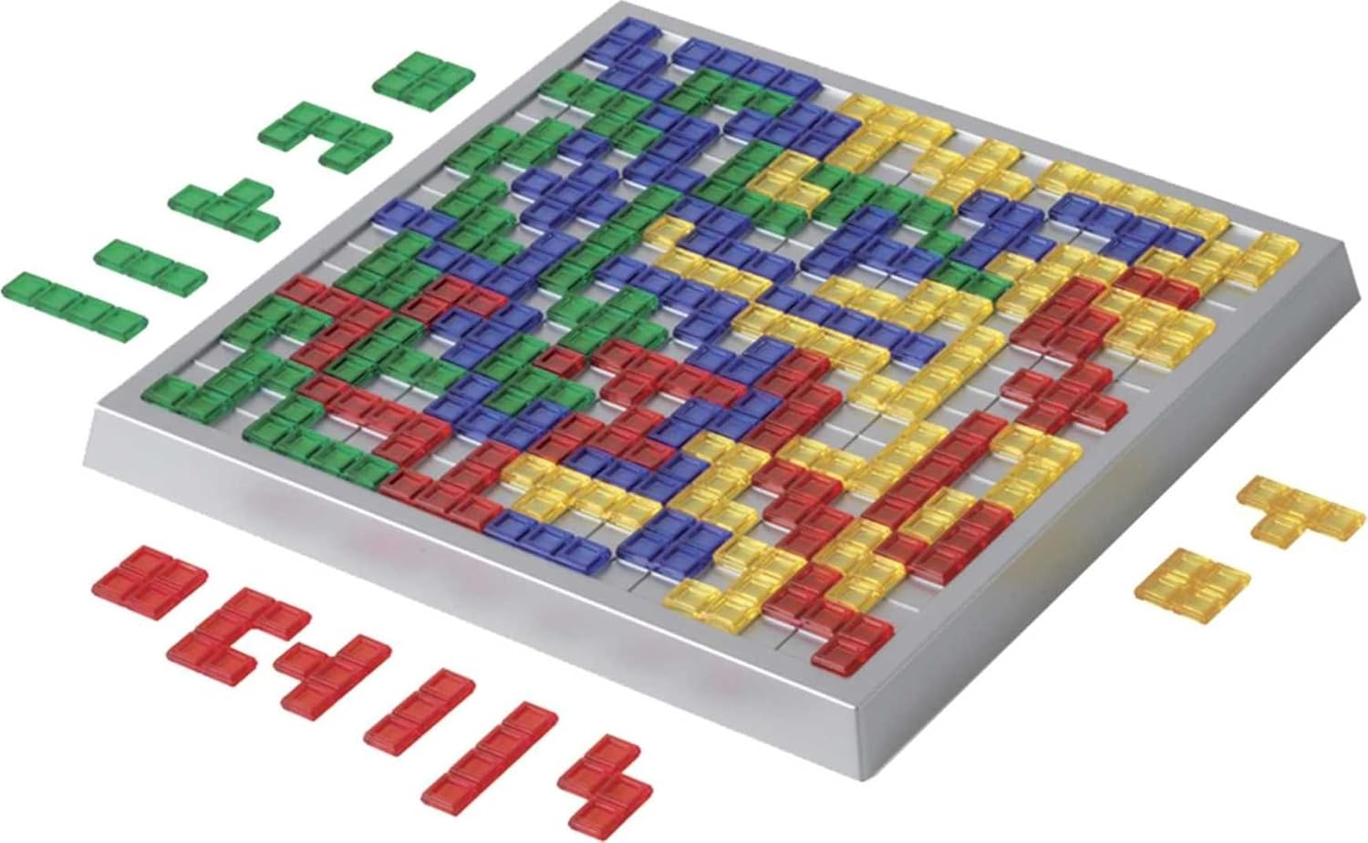 Blokus XL Board Games for Family Night, Brain Games for 2 to 4 Players, Oversized Board and Pieces | Classic Strategy Play with "Just One Rule," featuring Oversized Board and Pieces