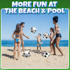 Inflatable Balls (Pack of 12) 16-inch, Beach Balls Bulk for Beach Toys & Birthday Party Decorations & Party Favors for Kids, Goodie Bags Stuffers