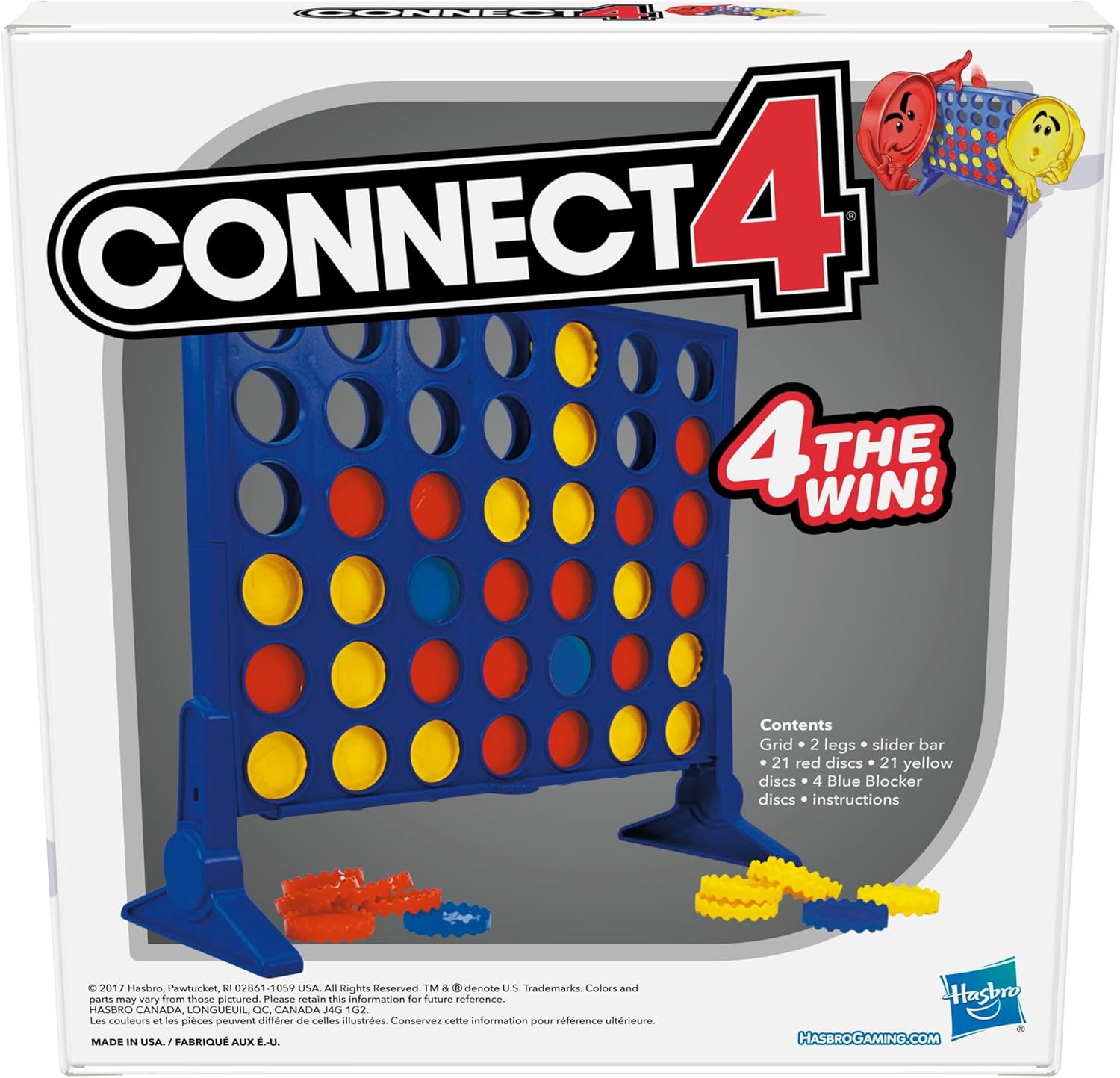 Hasbro Gaming Connect 4 Strategy Board Game for Ages 6 and Up