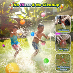 Reusable Water Balloons, Pool Beach Water Toys for Boys and Girls, Summer Toys for Kids Ages 3-12, Magnetic Water Ball for Outdoor Activities