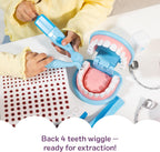 Super Smile Dentist Play Set, 25-Piece Dentist Kit with Oversized Teeth, Large Tools & Accessories, Kids Toys for Girls & Boys 3+