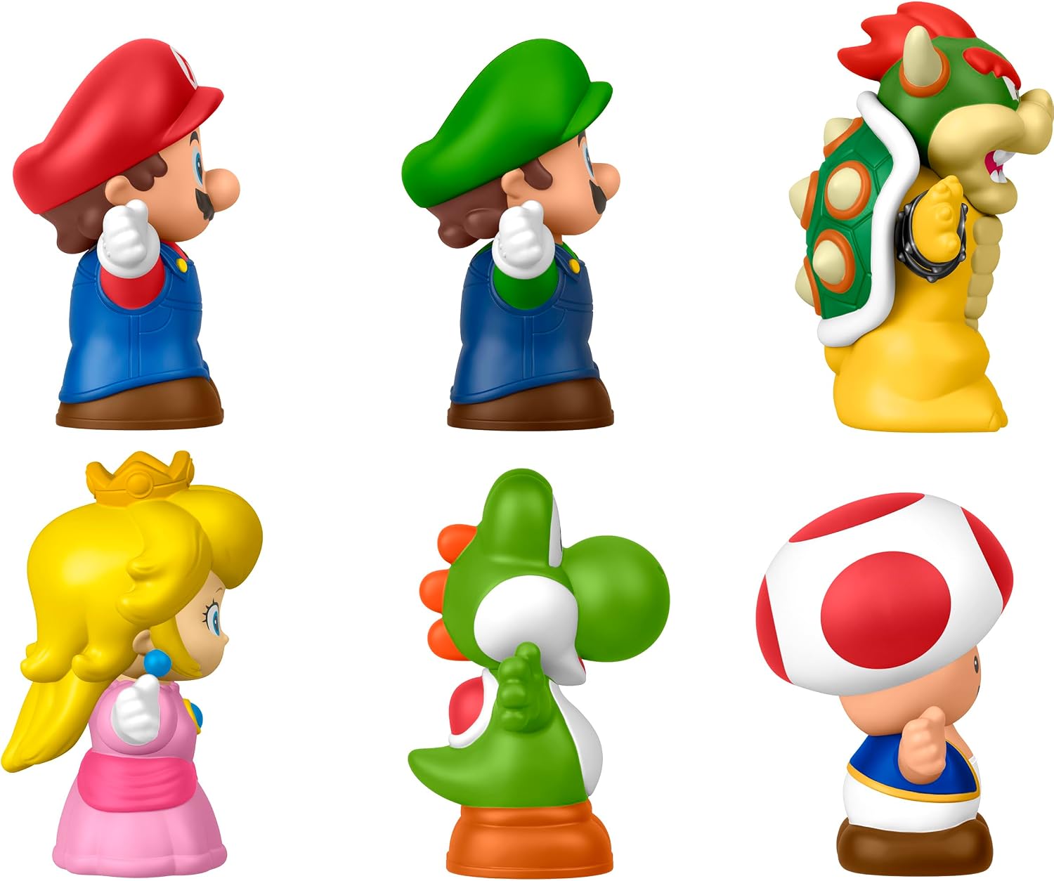 Little People Toddler Toy My Mario 6-Piece Character Figure Set for Preschool Pretend Play Kids Ages 18+ Months