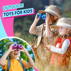 Toys for 3-7 Year Old Girls: LET'S GO! Binoculars for Kids Bird Watching|Camping|Hiking 3 4 5 6 7 8 Year Old Girl Boy Birthday Gifts Outdoor Toy for Kid Ages 4-6 Toddler Gift Stuffers