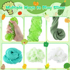 Cloud Slime kit for Girls Ages 8-12, Toys for Girls and Boys, for Kids Slime Set Party kit Goodie Bag Stuffers, 4 5 6 7 8 9 10 Year Old Girl Birthday Gift Cute Stuff