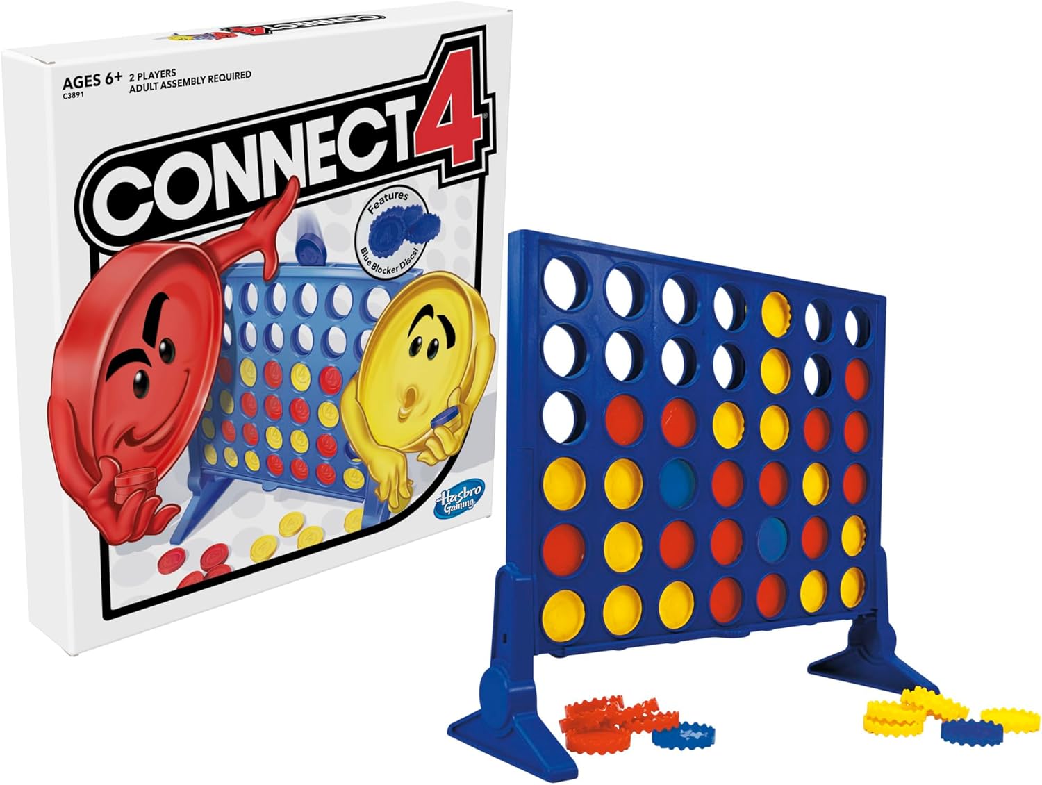 Hasbro Gaming Connect 4 Strategy Board Game for Ages 6 and Up
