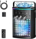 Portable Air Conditioners, Small Air Conditioner Portable with Remote, 3 Speeds & 3 Mist Modes & Timer Mini Evaporative Air Cooler, Personal Cooling Misting Fan for Bedroom Office Room Desk, Black