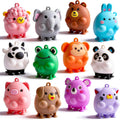 Animal Pop Suction Fidgets Toys, Toddler Travel Toys for Airplane Car Activities Essential, Party Favors for Kids, Goodie Bags Stuffers for Kids, Toddler Bath Toys, Birthday Gifts for Boy Girls