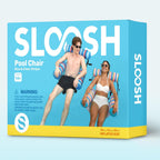 SLOOSH Inflatable Pool Floats Adult,2 Packs Floating Lounge Chairs,Blow up Pool Noodles for Adult Heavy Duty,Floating Chair for Party Summer Water Beach Lake Fun