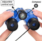 Eorbow 20 Pack Binoculars Toy for Kids, Kids Binoculars with Compass and Neck String, Nature Exploration Toys, Party Favors Learning Gifts for Sightseeing, Camping Adventure, Birdwatching
