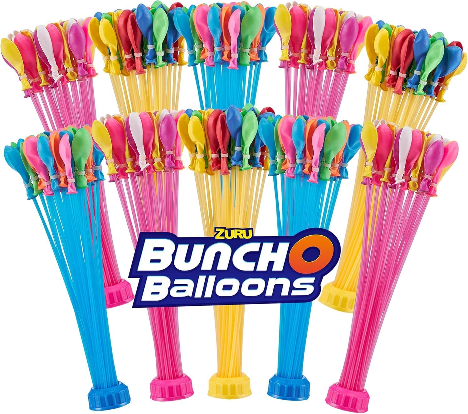 Original Bunch O Balloons Multi-Colored 330+ Rapid-Filling Self-Sealing Water Balloons by ZURU Water Balloon for the Whole Family, Kids, Teens, Adults