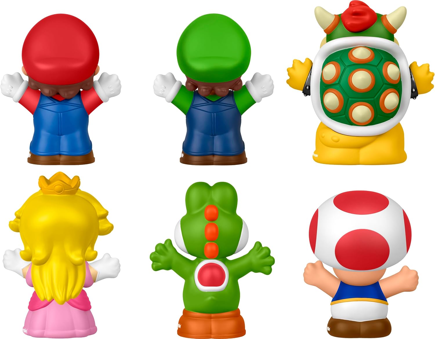 Little People Toddler Toy My Mario 6-Piece Character Figure Set for Preschool Pretend Play Kids Ages 18+ Months