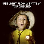 National Geographic Battery Making Kit - Potato Clock and Penny Powered Flashlight Science Kit, 2 Electricity STEM Projects for Kids, Electrical Circuit Toy for Boys and Girls