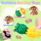 Animal Pop Suction Fidgets Toys, Toddler Travel Toys for Airplane Car Activities Essential, Party Favors for Kids, Goodie Bags Stuffers for Kids, Toddler Bath Toys, Birthday Gifts for Boy Girls