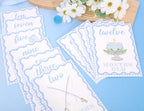 WAUAO Gingham Milestone Monthly Cards,My First Milestone Cards Photo Props | Baby Milestone Monthly Memories,Boys/Girls Photo Props