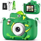 Kids Camera Toys for 3-8 Year Old Girls Boys,Children Digital Video Camcorder Camera with Cartoon Soft Cover, Best Chritmas Birthday Festival Gift for Kids