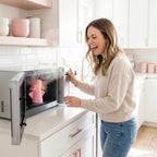 Angry Mom Microwave Cleaner, Mad Mama Microwave Steam Cleaner, Just Add Vinegar and Water, Easily Cleans the Crud in Minutes