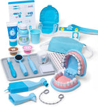 Super Smile Dentist Play Set, 25-Piece Dentist Kit with Oversized Teeth, Large Tools & Accessories, Kids Toys for Girls & Boys 3+