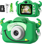 Kids Camera Toys for 3-8 Year Old Girls Boys,Children Digital Video Camcorder Camera with Cartoon Soft Cover, Best Chritmas Birthday Festival Gift for Kids