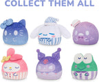 TeeTurtle Hello Kitty and Friends Sanrio Celestial Series Reversible Plushie Mystery Box - 3-Inch Two-Sided Blind Box Plush with Embroidered Details - Cute Surprise Toy for Kids, Teens, and Adult