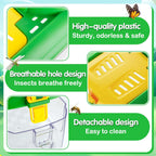 2 Sets Bug Catcher for Kids, Bug Catching Kit Gifts with Butterfly Net Toys | Built-in Magnifying Glass Bugs Box, Kids Camping Toys Bugs Collection Outdoor Explorer Kit for Age 3 4 5 6 7 8