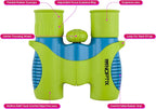 Binoculars for Kids, Girls or Boys Real Kids Binoculars in Vibrant - Includes Sticker Book with 40 Bird Species - Small Toys for Toddlers