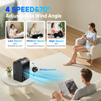 Portable Air Conditioners: Mini AC Fan Swamp Evaporative Cooler with 1000ML Water Tank USB Powered Personal Car Air Conditioner for Room Bedroom Office Camping Tent