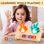 MOTREE Preschool Math Manipulatives Learning Toys for Toddlers 2-4 | Montessori Number Counting Block Toys for Kids, Educational Toys for 3-5 Year Old Boys Girls Christmas Birthday Gifts