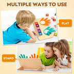 MOTREE Preschool Math Manipulatives Learning Toys for Toddlers 2-4 | Montessori Number Counting Block Toys for Kids, Educational Toys for 3-5 Year Old Boys Girls Christmas Birthday Gifts