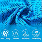Cooling Towels for Neck and Face (40"x12"), Ice Microfiber Cooling Towels Bulk for Workout Chill Sweat Towels Cooling Neck Wraps for Gym Yoga Golf Running Sport