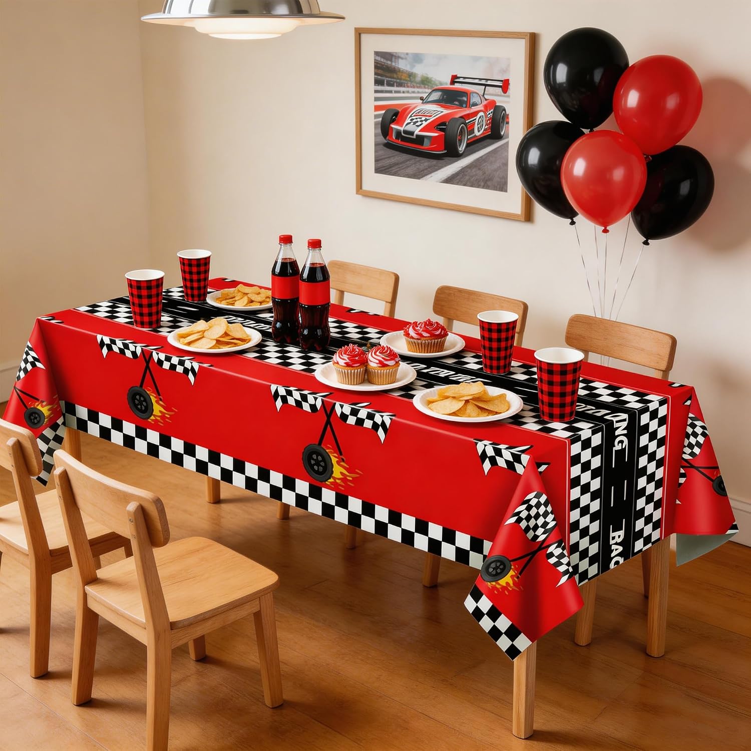 Summer Party Decorations - Summer Decorations for Home - 2 Pack Disposable Plastic Tablecloth | Floral Tablecloth for Mothers Day Wildflower Butterfly Birthday Garden Party Decorations