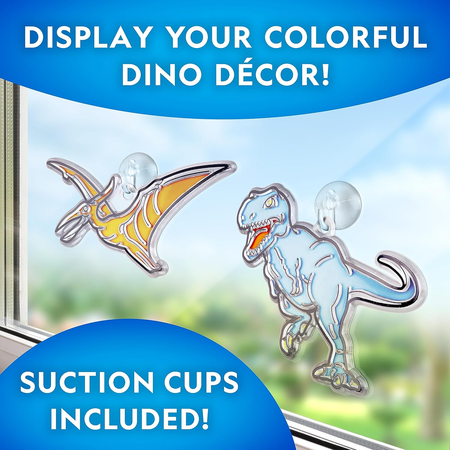 National Geographic Kids Stained Glass Kit - Kids Arts and Crafts Set, Window Sun Catchers, Kid Crafts Ages 4-8, Window Art Craft Kit, Suncatcher